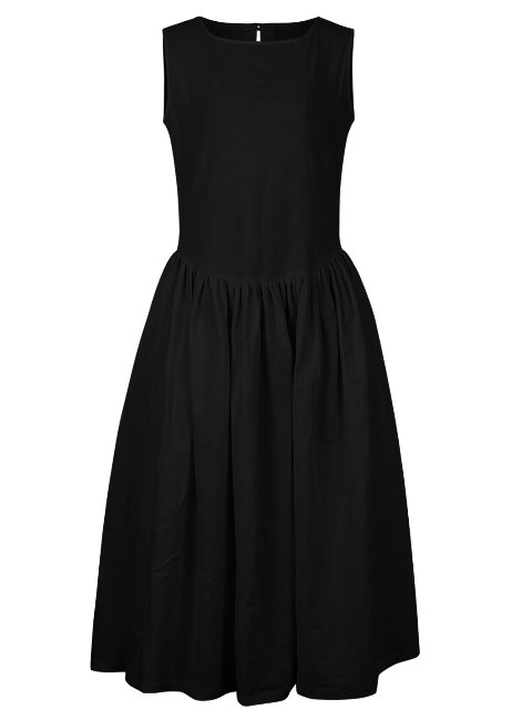 W.Low Wave Dress Black 