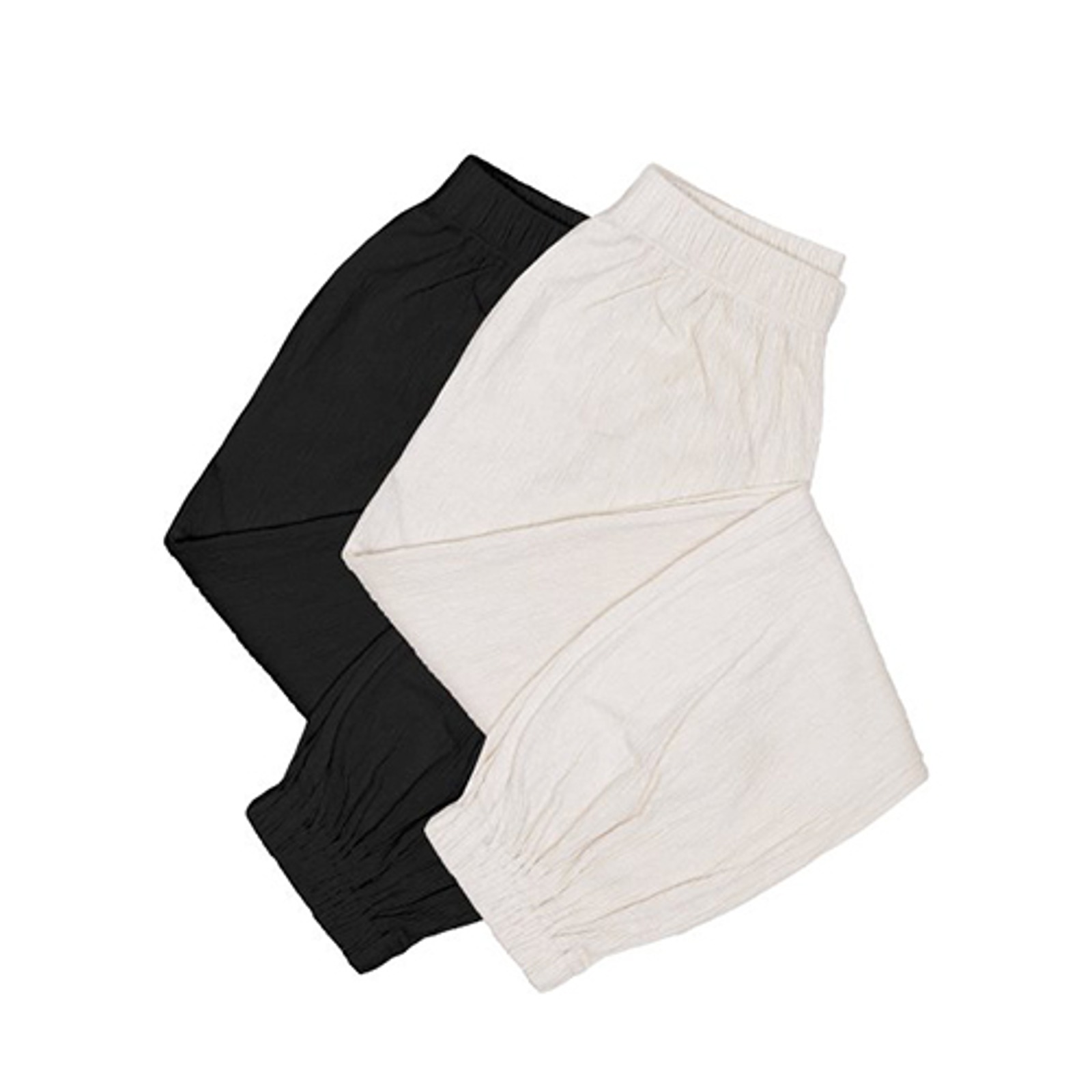  W.Summer Cotton Gojangyee Pants Ivory / Black  