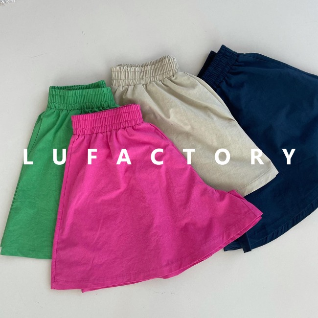 W. Cotton pants skirt 4colors  